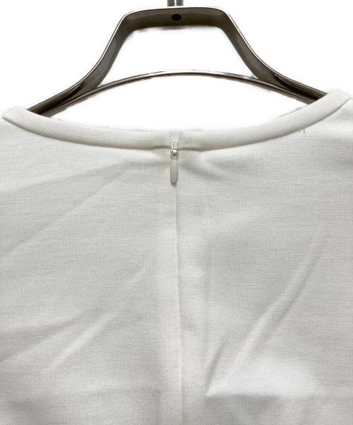 Apuweiser-riche（アプワイザーリッシェ）Apuweiser-riche (アプワイザーリッシェ) ベアリボンカットソードッキング ホワイト×ブラック サイズ:SIZE １の古着・服飾アイテム