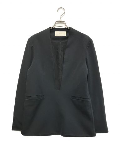 todayful Uneck Pullover Jacketブラック 中古・古着通販】TODAYFUL (トゥデイフル) Uneck Pullover Jacket