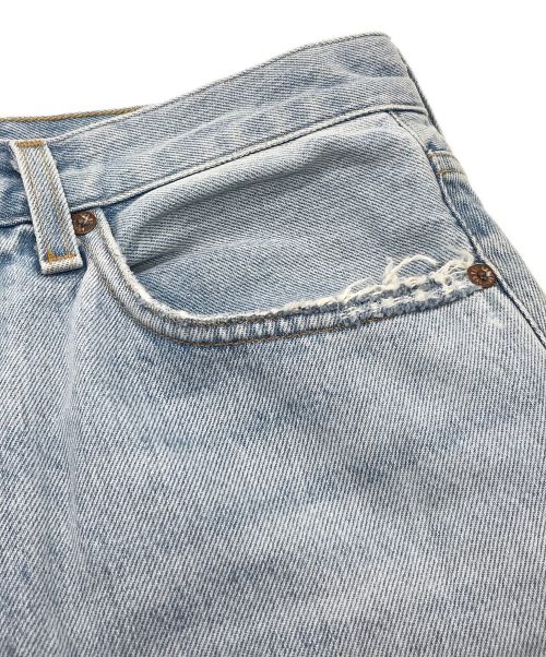 AGOLDE（エーゴールドイー）AGOLDE (エーゴールドイー) カットオフデニムスカート ブルー サイズ:27の古着・服飾アイテム