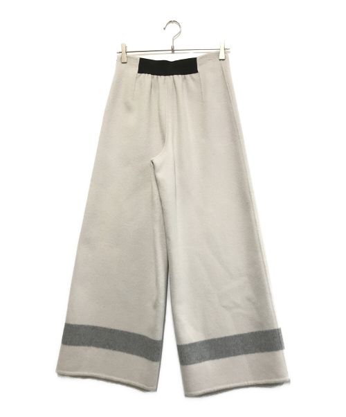 ADORE（アドーア）ADORE (アドーア) クロスパネルリバーパンツ ライトグレー サイズ:36の古着・服飾アイテム