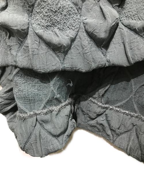 LE CIEL BLEU（ルシェルブルー）LE CIEL BLEU (ルシェルブルー) Shrinked Jacquard Cami Dress ミント サイズ:38の古着・服飾アイテム