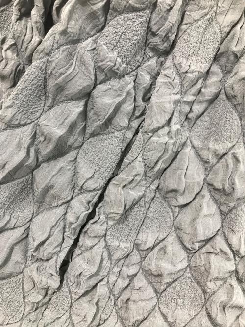 LE CIEL BLEU（ルシェルブルー）LE CIEL BLEU (ルシェルブルー) Shrinked Jacquard Cami Dress ミント サイズ:38の古着・服飾アイテム