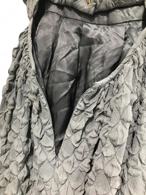 LE CIEL BLEU（ルシェルブルー）LE CIEL BLEU (ルシェルブルー) Shrinked Jacquard Cami Dress ミント サイズ:38の古着・服飾アイテム