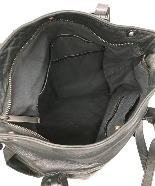 PATRICK STEPHAN（パトリックステファン）PATRICK STEPHAN (パトリックステファン) 2WAYレザーバッグ ブラック サイズ:ーの古着・服飾アイテム