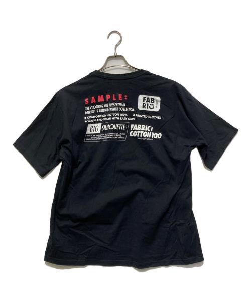 DAIRIKU（ダイリク）DAIRIKU (ダイリク) Taping Half-seleeve ブラック サイズ:SIZE Lの古着・服飾アイテム