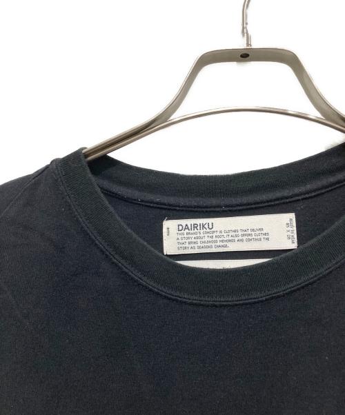 DAIRIKU（ダイリク）DAIRIKU (ダイリク) Taping Half-seleeve ブラック サイズ:SIZE Lの古着・服飾アイテム