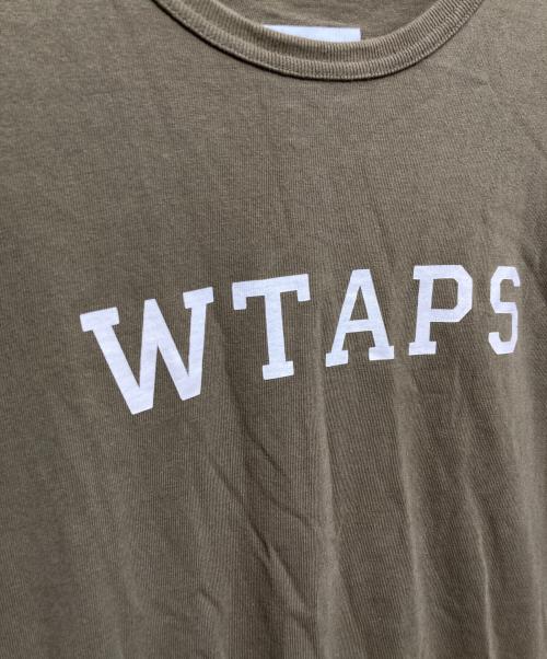 WTAPS（ダブルタップス）WTAPS (ダブルタップス) COLLEGE SS TEE OLIVE DRAB Tシャツ カーキ サイズ:3の古着・服飾アイテム