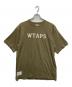 WTAPS（ダブルタップス）の古着「COLLEGE SS TEE OLIVE DRAB Tシャツ」｜カーキ