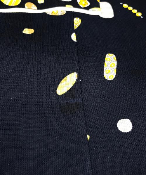 LEONARD（レオナール）LEONARD (レオナール) ロゴ釦総柄ウールジャケット ネイビー サイズ:11ARの古着・服飾アイテム