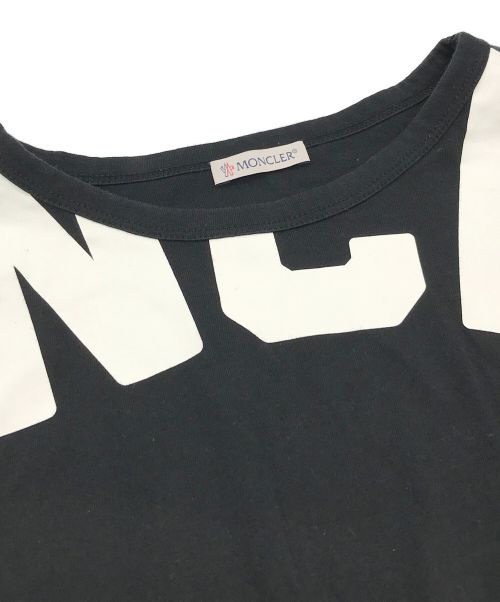 MONCLER（モンクレール）MONCLER (モンクレール) T-SHIRT GIROCOLLO ブラック サイズ:Mの古着・服飾アイテム