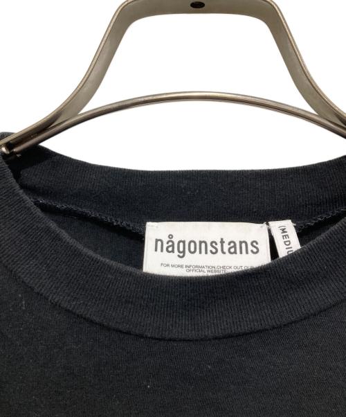nagonstans（ナゴンスタンス）nagonstans (ナゴンスタンス) Boatneck Pullover/ボートネック プルオーバー/Tシャツ ブラック サイズ:Mの古着・服飾アイテム