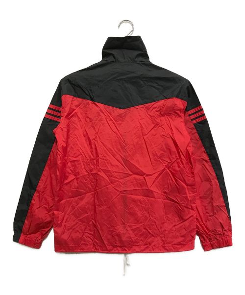 adidas（アディダス）adidas (アディダス) 80's デザント期 ヴィンテージナイロンジャケット レッド×ブラック サイズ:Sの古着・服飾アイテム