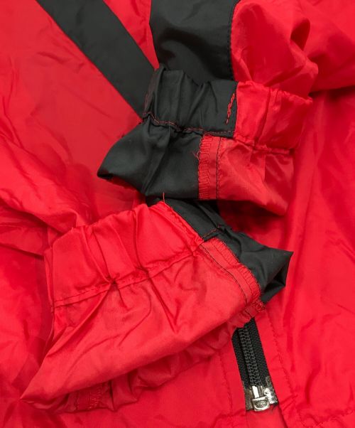 adidas（アディダス）adidas (アディダス) 80's デザント期 ヴィンテージナイロンジャケット レッド×ブラック サイズ:Sの古着・服飾アイテム
