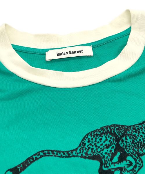 WALES BONNER（ウェールズボナー）WALES BONNER (ウェールズボナー) 24SS RESILIENCE T SHIRT グリーン サイズ:Mの古着・服飾アイテム