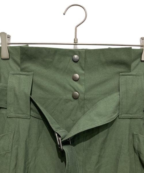 KENZO（ケンゾー）KENZO (ケンゾー) HIGH-WAISTED UTILITY SKIRT カーキ サイズ:36の古着・服飾アイテム