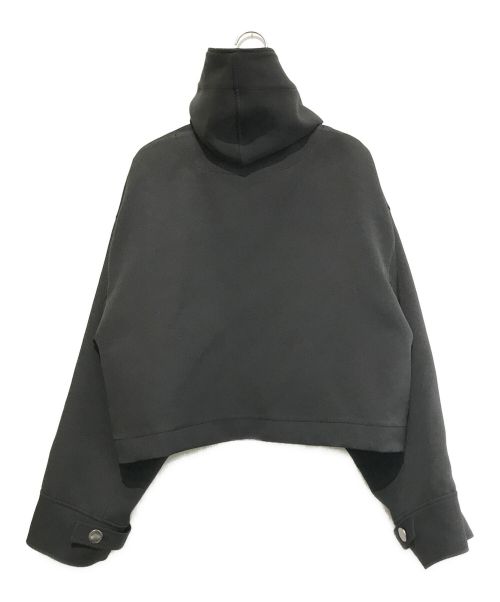 deres（デレス）deres (デレス) スイッチネッククロップドフェザーショートコート ブラック サイズ:Fの古着・服飾アイテム