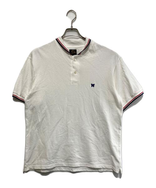 Needles（ニードルズ）Needles (ニードルズ) トリコロールポロシャツ ホワイト サイズ:Lの古着・服飾アイテム