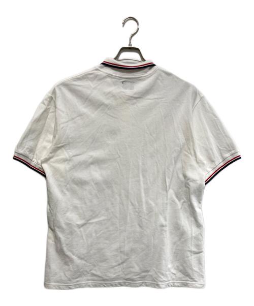 Needles（ニードルズ）Needles (ニードルズ) トリコロールポロシャツ ホワイト サイズ:Lの古着・服飾アイテム