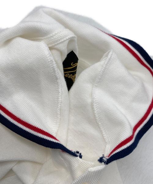 Needles（ニードルズ）Needles (ニードルズ) トリコロールポロシャツ ホワイト サイズ:Lの古着・服飾アイテム