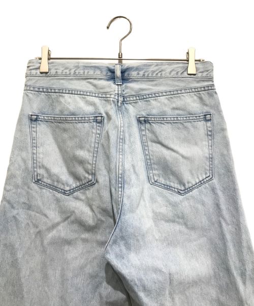 Whim Gazette（ウィムガゼット）Whim Gazette (ウィムガゼット) 24SS ドロストデニムパンツ ブルー サイズ:36の古着・服飾アイテム