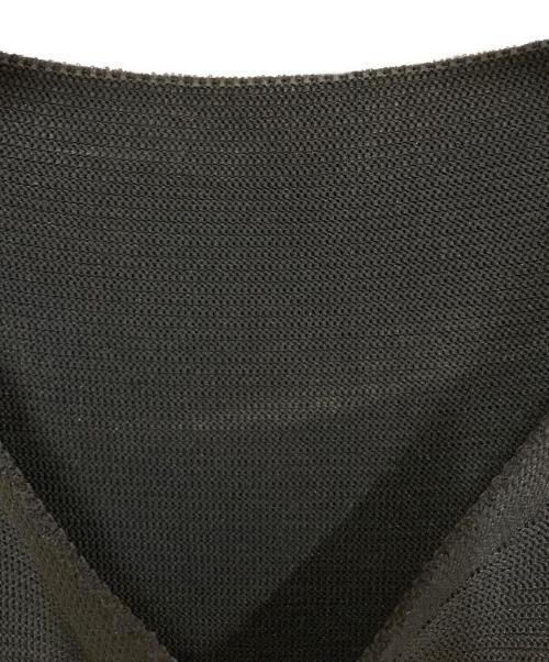 anuans（アニュアンス）anuans (アニュアンス) ホールガーメントペプラムノースリーブニット ブラック サイズ:SIZE Sの古着・服飾アイテム