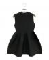 anuans (アニュアンス) ホールガーメントペプラムノースリーブニット ブラック サイズ:SIZE S：5000円