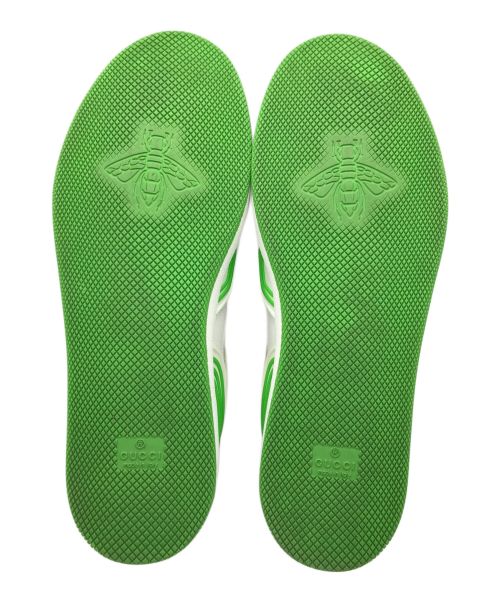 GUCCI（グッチ）GUCCI (グッチ) バスケットスニーカー ホワイト サイズ:8の古着・服飾アイテム