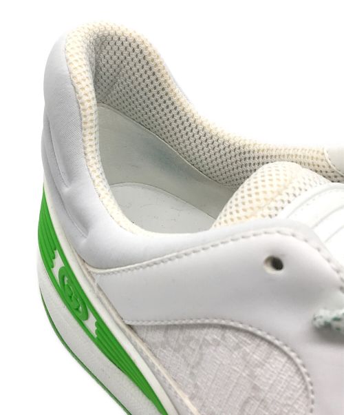 GUCCI（グッチ）GUCCI (グッチ) バスケットスニーカー ホワイト サイズ:8の古着・服飾アイテム