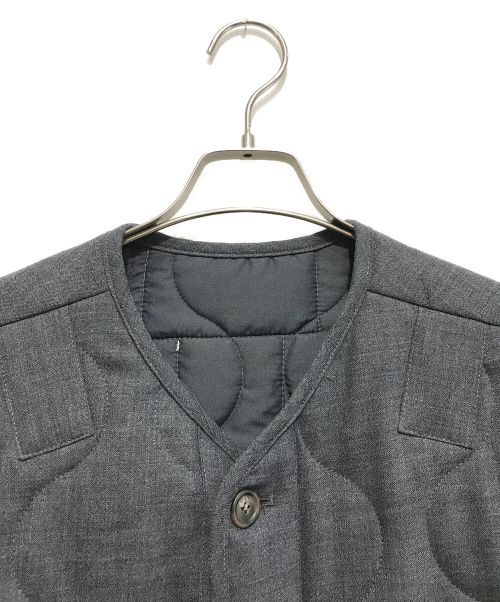 The Frankie shop（フランキーショップ）The Frankie shop (ザ フランキー) キルティングライナージャケット グレー サイズ:Mの古着・服飾アイテム