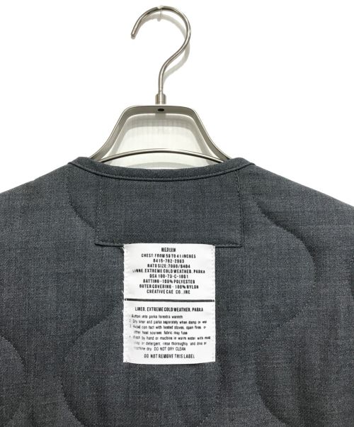 The Frankie shop（フランキーショップ）The Frankie shop (ザ フランキー) キルティングライナージャケット グレー サイズ:Mの古着・服飾アイテム