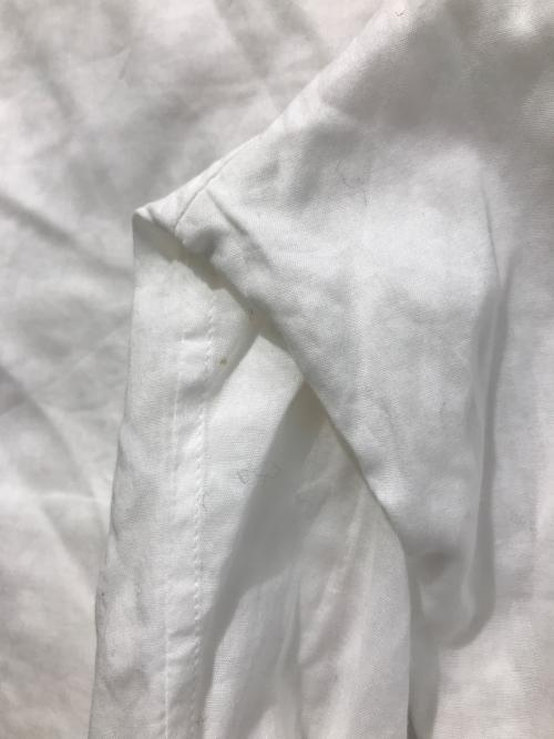 yohji yamamoto+noir（ヨウジヤマモトプリュスノアール）yohji yamamoto+Noir (ヨウジヤマモトプリュスノアール) 変形シャツ ホワイト サイズ:1の古着・服飾アイテム