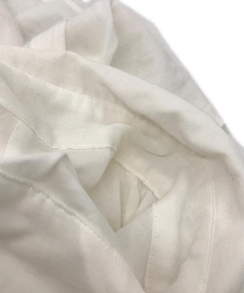 yohji yamamoto+noir（ヨウジヤマモトプリュスノアール）yohji yamamoto+Noir (ヨウジヤマモトプリュスノアール) 変形シャツ ホワイト サイズ:1の古着・服飾アイテム