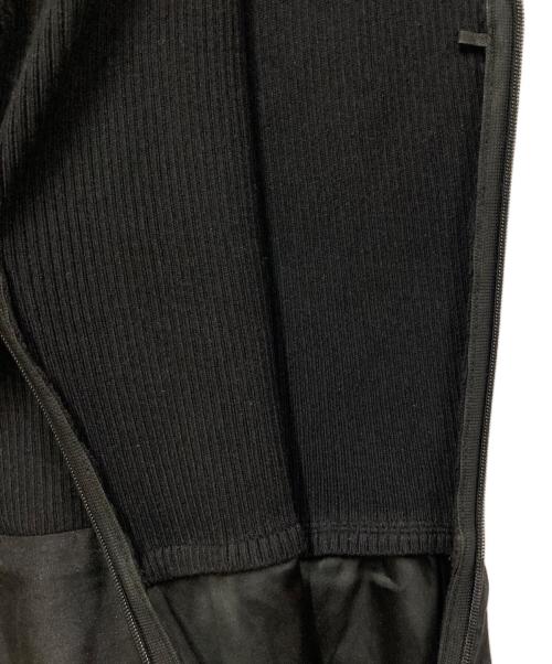 Snidel（スナイデル）Snidel (スナイデル) ニットドッキングワンピース ブラック サイズ:SIZE Sの古着・服飾アイテム
