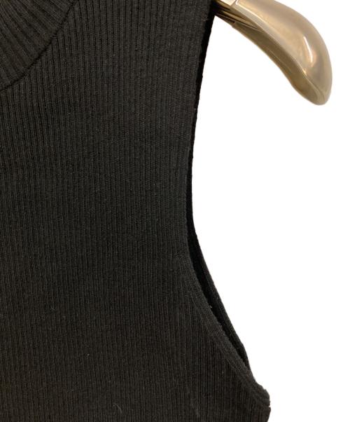 Snidel（スナイデル）Snidel (スナイデル) ニットドッキングワンピース ブラック サイズ:SIZE Sの古着・服飾アイテム