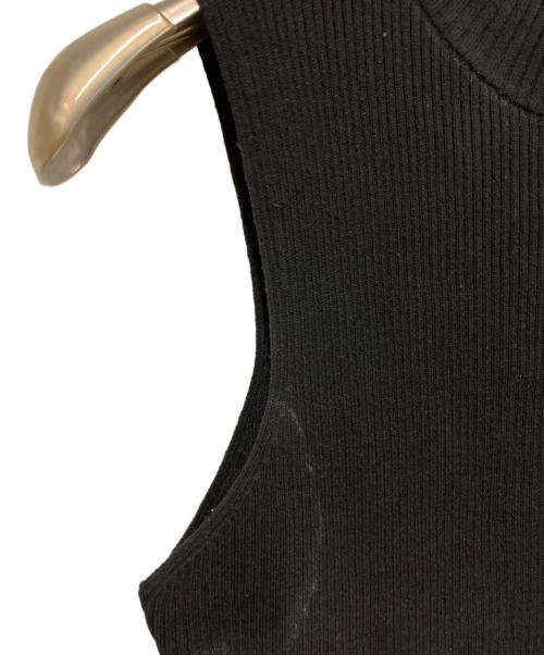 Snidel（スナイデル）Snidel (スナイデル) ニットドッキングワンピース ブラック サイズ:SIZE Sの古着・服飾アイテム