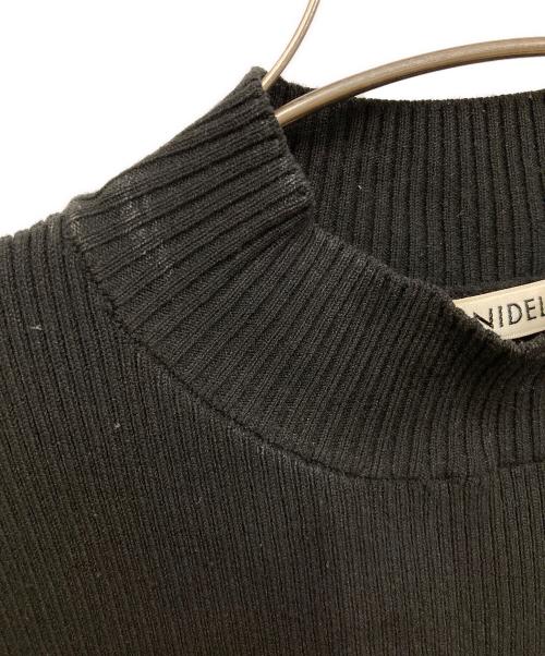 Snidel（スナイデル）Snidel (スナイデル) ニットドッキングワンピース ブラック サイズ:SIZE Sの古着・服飾アイテム