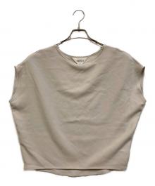 SOEJU（ソージュ）の古着「ノースリーブブラウス」｜ライトグレー