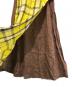 中古・古着 O'NEIL OF DUBLIN (オニールオブダブリン) FREAK'S STORE (フリークスストア) COMBINATION FASHION LONG KILT イエロー×ブラウン サイズ:US 6 未使用品：4000円