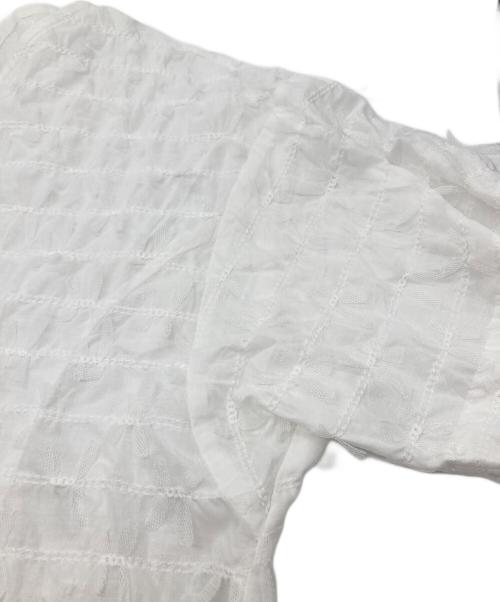 Gypsohila（ジプソフィア）Gypsohila (ジプソフィア) Papillon Tee ホワイト サイズ:FREEの古着・服飾アイテム