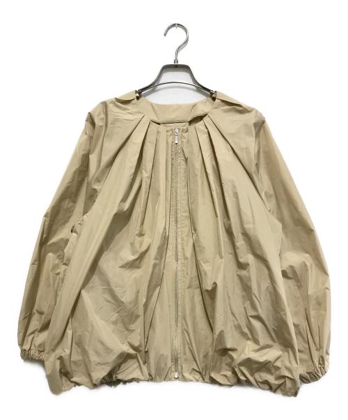 BEARDSLEY（ビアズリー）BEARDSLEY (ビアズリー) タフタバルーンブルゾン ベージュ サイズ:Fの古着・服飾アイテム