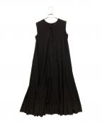 Lallia Muラリア ムー）の古着「ノースリーブワンピース」｜ブラック