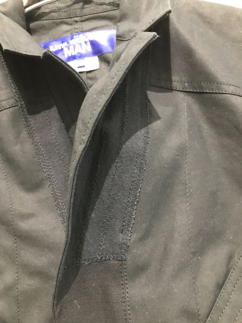 COMME des GARCONS JUNYA WATANABE MAN（コム デ ギャルソン ジュンヤ ワタナベ マン）COMME des GARCONS JUNYA WATANABE MAN (コム デ ギャルソン ジュンヤ ワタナベ マン) Zip Blazer Jacket ブラック サイズ:XSの古着・服飾アイテム