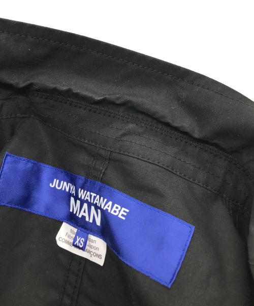 COMME des GARCONS JUNYA WATANABE MAN（コム デ ギャルソン ジュンヤ ワタナベ マン）COMME des GARCONS JUNYA WATANABE MAN (コム デ ギャルソン ジュンヤ ワタナベ マン) Zip Blazer Jacket ブラック サイズ:XSの古着・服飾アイテム