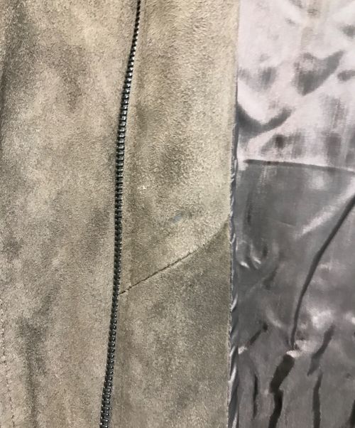 TAGLIATORE（タリアトーレ）TAGLIATORE (タリアトーレ) スウェート シングル ライダース ブルゾン ブラウン サイズ:ーの古着・服飾アイテム