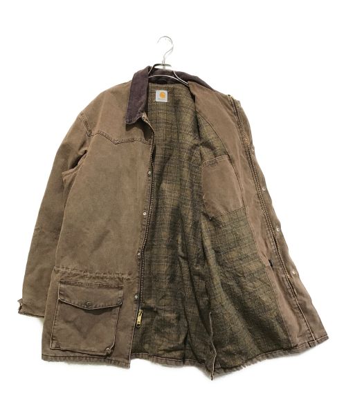 CarHartt（カーハート）CarHartt (カーハート) 古着ダックジャケット ブラウン サイズ:ーの古着・服飾アイテム