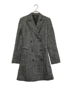 中古・古着通販】theory (セオリー) ノーカラーツイードコート