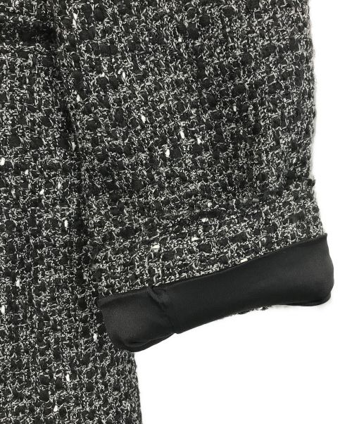 theory（セオリー）theory (セオリー) ツイードコート ブラック サイズ:2の古着・服飾アイテム