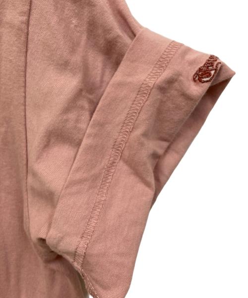 Tanaka Daisuke（タナカ ダイスケ）Tanaka Daisuke (タナカ ダイスケ) LOVE Tシャツ ピンク サイズ:SIZE 1の古着・服飾アイテム