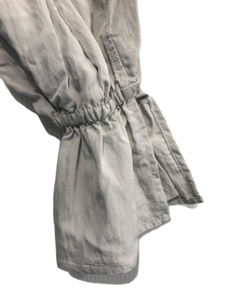 BEARDSLEY（ビアズリー）BEARDSLEY (ビアズリー) ギャザーカフスシャツ グレー サイズ:Fの古着・服飾アイテム