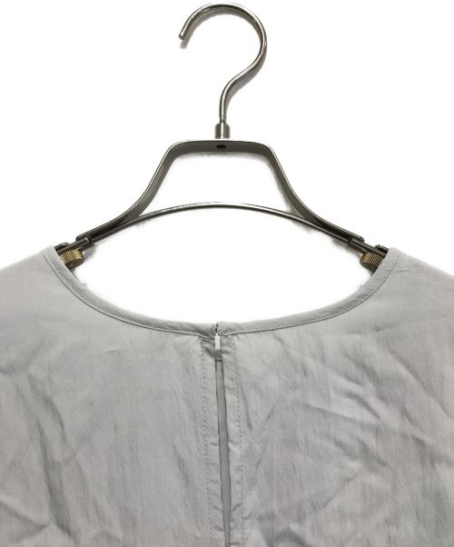 BEARDSLEY（ビアズリー）BEARDSLEY (ビアズリー) ギャザーカフスシャツ グレー サイズ:Fの古着・服飾アイテム